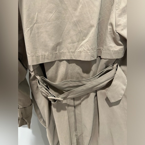 Zara Green Khaki Trench XS EUC - Picture 8 of 8